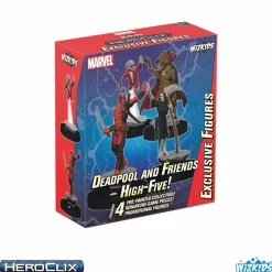 Outlet WizKids Deadpool - Marvel HeroClix: Deadpool and Friends High-Five! - Mini Figures - Exclusive