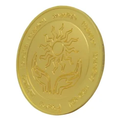 New Fanattik Dungeons & Dragons - 24k Gold Plated Amulet of Health - Medallion