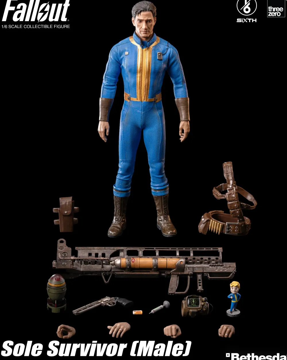 Discount threezero Fallout - 1/6 Sole Survivor Male - Action Figure