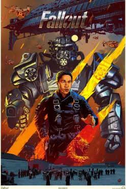 New IGN Store/One Touch Point Fallout - Maximus 16 x 24 Lithograph Poster by Kevin Tong