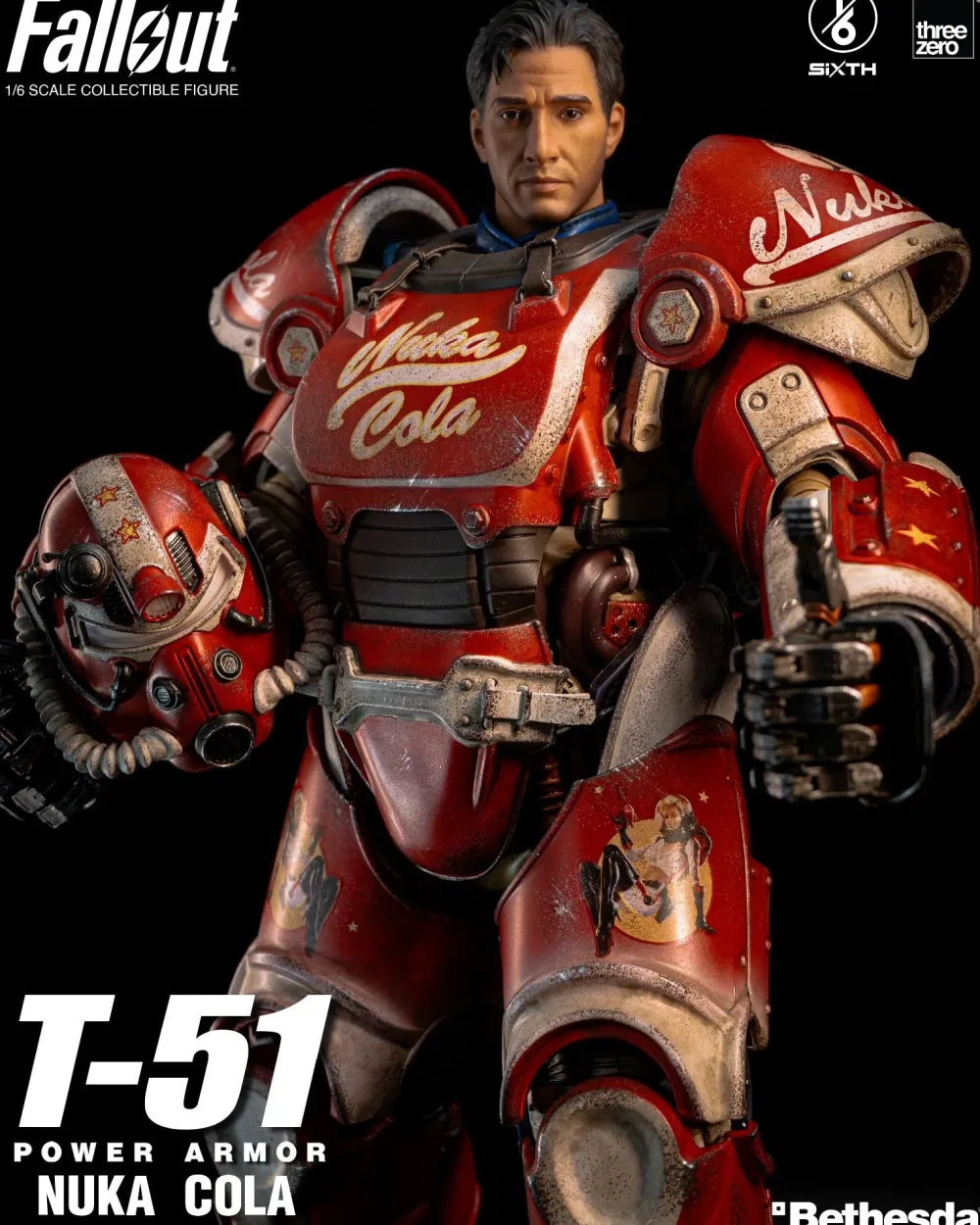 Discount threezero Fallout - T-51 Nuka Cola Power Armor 1/6 Scale - Action Figure