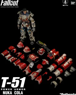 Discount threezero Fallout - T-51 Nuka Cola Power Armor 1/6 Scale - Action Figure