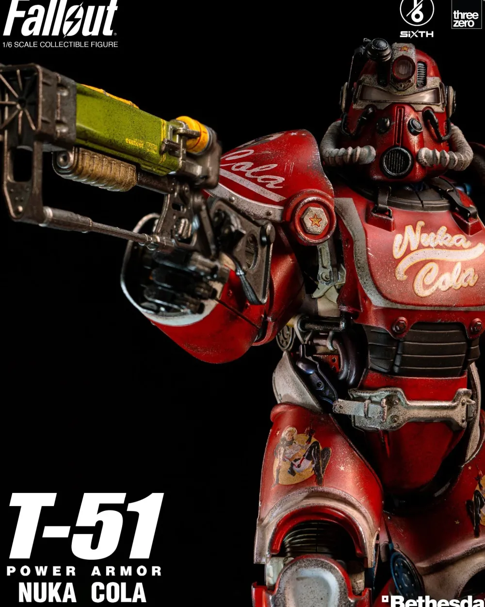 Discount threezero Fallout - T-51 Nuka Cola Power Armor 1/6 Scale - Action Figure
