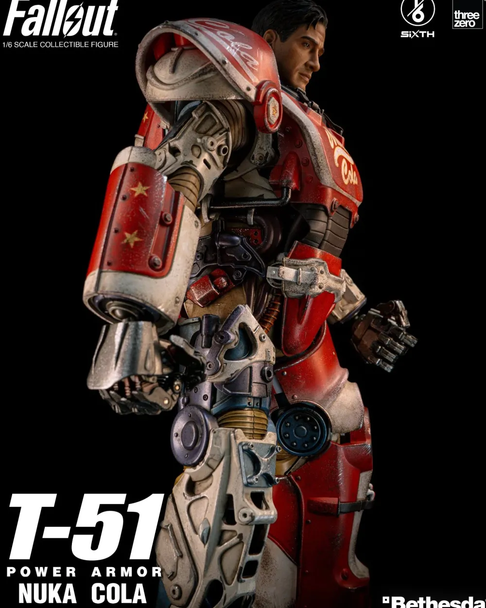 Discount threezero Fallout - T-51 Nuka Cola Power Armor 1/6 Scale - Action Figure
