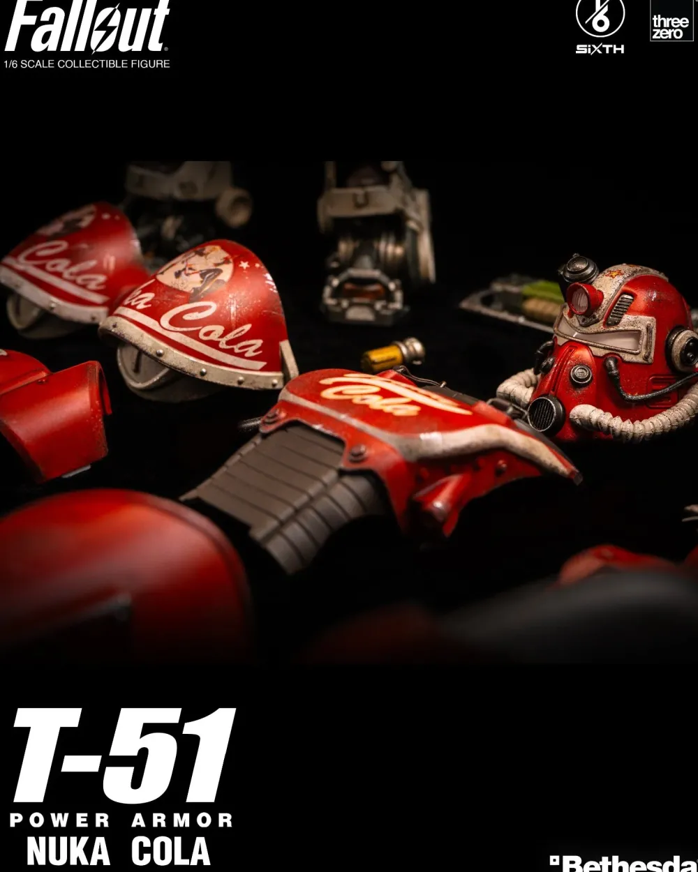 Discount threezero Fallout - T-51 Nuka Cola Power Armor 1/6 Scale - Action Figure
