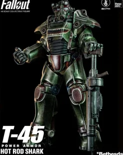 Fashion threezero Fallout - T-45 Power Armor Hot Rod Shark 1/6 Scale - Action Figure