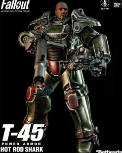 Fashion threezero Fallout - T-45 Power Armor Hot Rod Shark 1/6 Scale - Action Figure