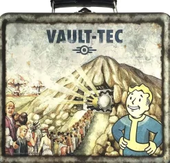 Hot Diamond Comics Fallout - Vault-Tec Weathered Tin Tote - Prop Replica
