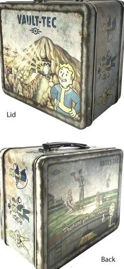 Hot Diamond Comics Fallout - Vault-Tec Weathered Tin Tote - Prop Replica