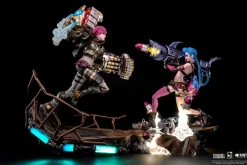 Online PureArts League of Legends - Jinx and Vi 1-6 Scale - Statue Bundle