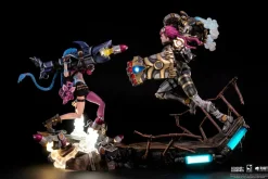 Online PureArts League of Legends - Jinx and Vi 1-6 Scale - Statue Bundle