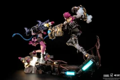 Online PureArts League of Legends - Jinx and Vi 1-6 Scale - Statue Bundle