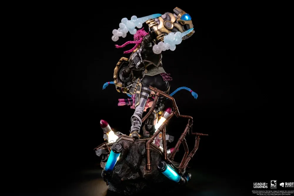 Online PureArts League of Legends - Jinx and Vi 1-6 Scale - Statue Bundle