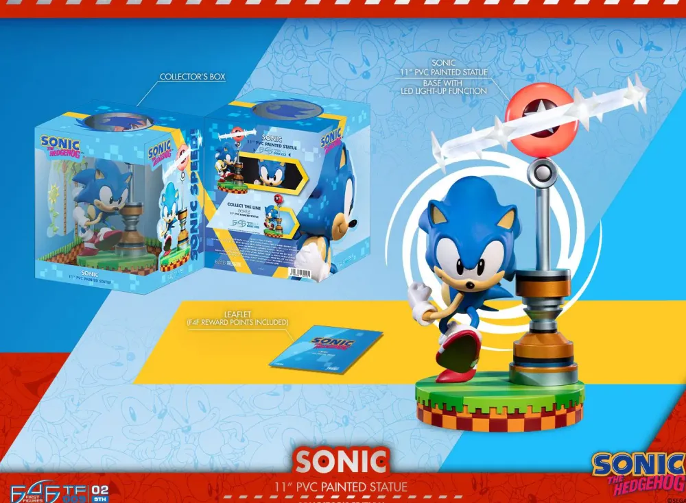 Best Dark Horse Comics Sonic the Hedgehog - Sonic 11" PVC Collector's Edition - Statue