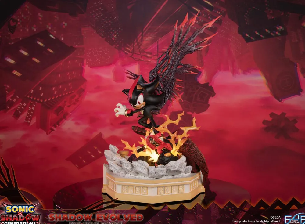 Sale First 4 Figures Sonic x Shadow Generations - Shadow Evolved Exclusive Edition - Statue