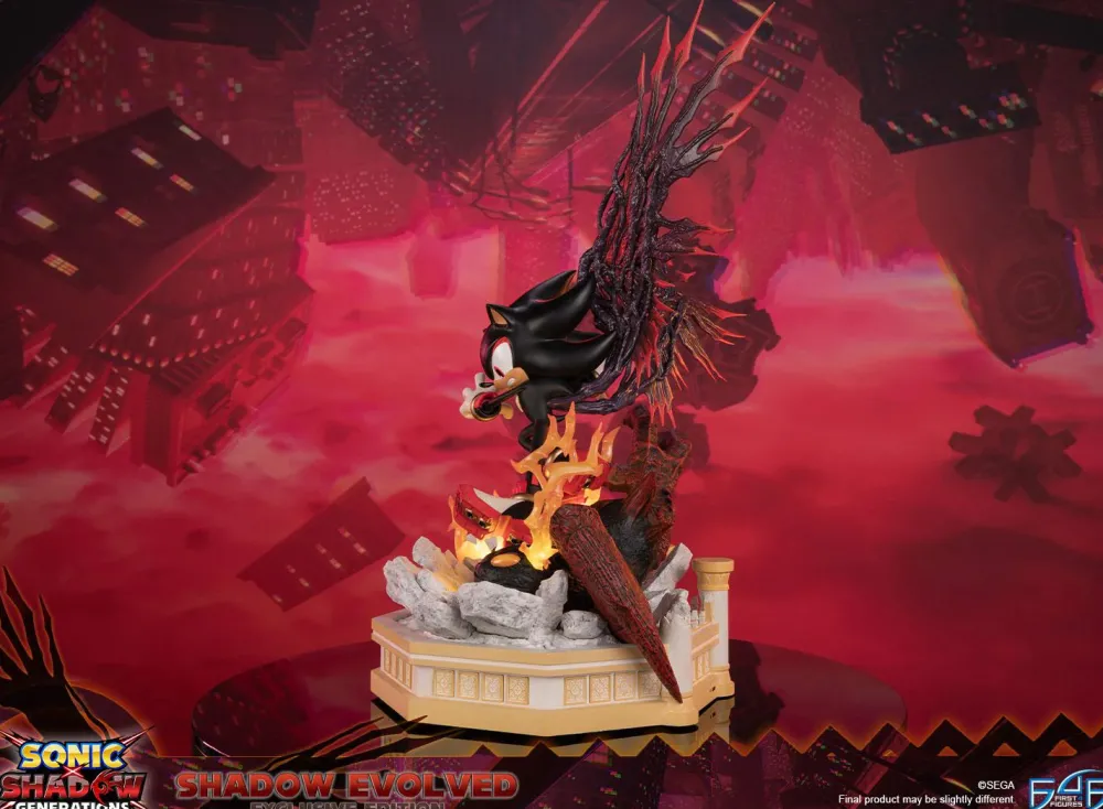 Sale First 4 Figures Sonic x Shadow Generations - Shadow Evolved Exclusive Edition - Statue