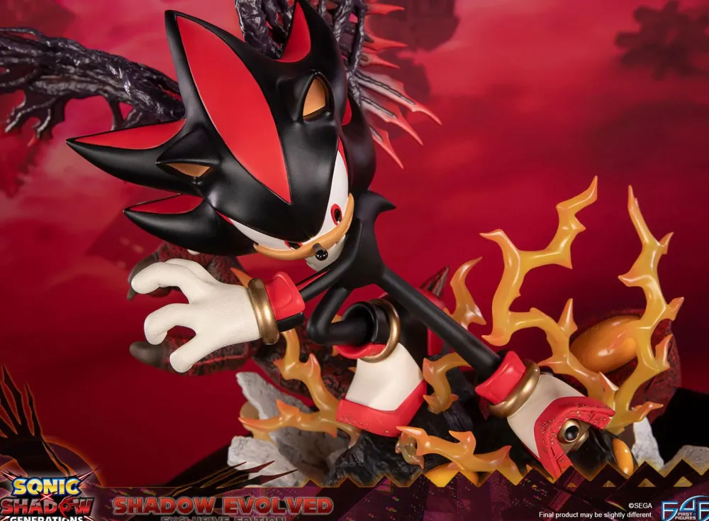 Sale First 4 Figures Sonic x Shadow Generations - Shadow Evolved Exclusive Edition - Statue