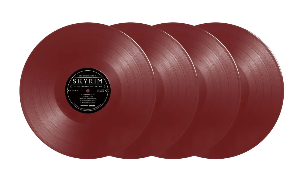 Sale Spacelab9 The Elder Scrolls V: Skyrim - Ultimate Edition Vinyl 4LP Box Set - IGN Exclusive Color