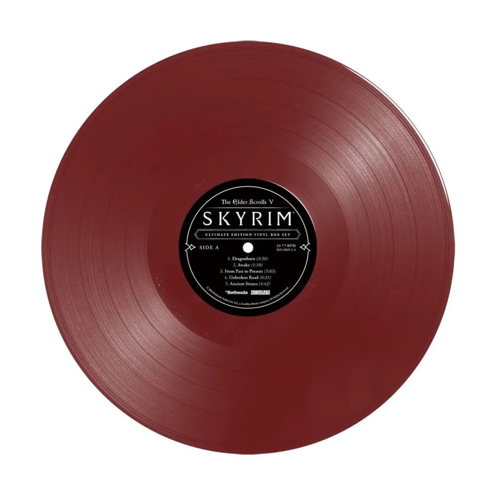 Sale Spacelab9 The Elder Scrolls V: Skyrim - Ultimate Edition Vinyl 4LP Box Set - IGN Exclusive Color