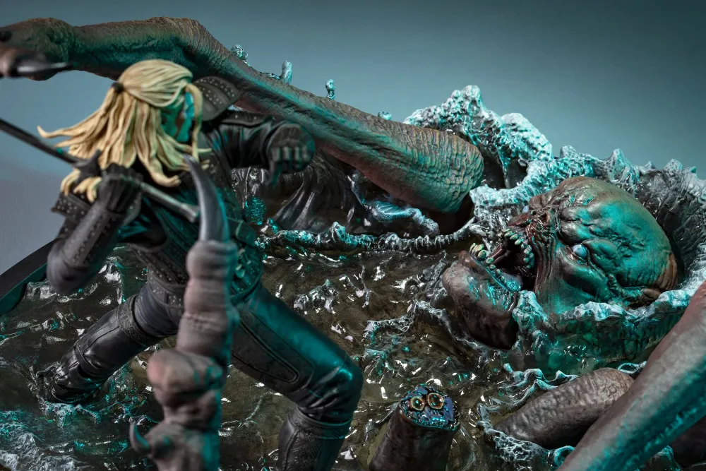 Online Dark Horse Comics The Witcher - Geralt vs Kikimora - Statue