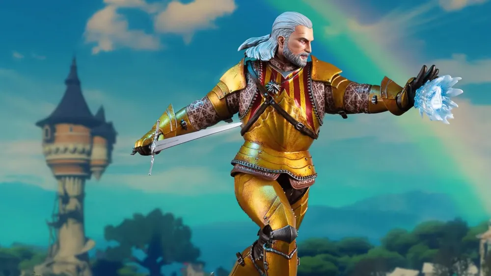 Sale Dark Horse Comics The Witcher 3: Wild Hunt - Geralt Toussaint Relic Armor Figure