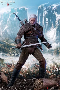 Online PureArts The Witcher 3 Wild Hunt - Geralt of Rivia 1-6 Scale - Action Figure