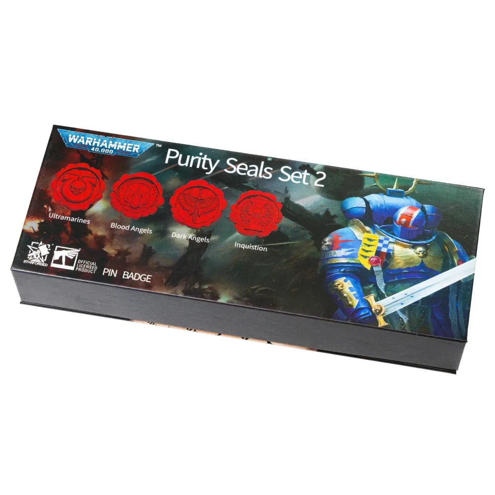 Outlet Starforged Warhammer 40,000 - Purity Seals Set 2 - Pin Badge