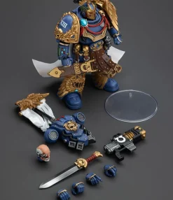 Sale Joytoy Warhammer 40,000 - Ultramarines Legion Praetor with Power Sword and Volkite Serpenta - Action Figure