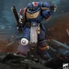 Clearance Joytoy Warhammer 40,000: Space Marine 2 - Ultramarines Lieutenant Titus - Action Figure