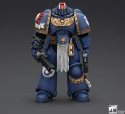Clearance Joytoy Warhammer 40,000: Space Marine 2 - Ultramarines Lieutenant Titus - Action Figure