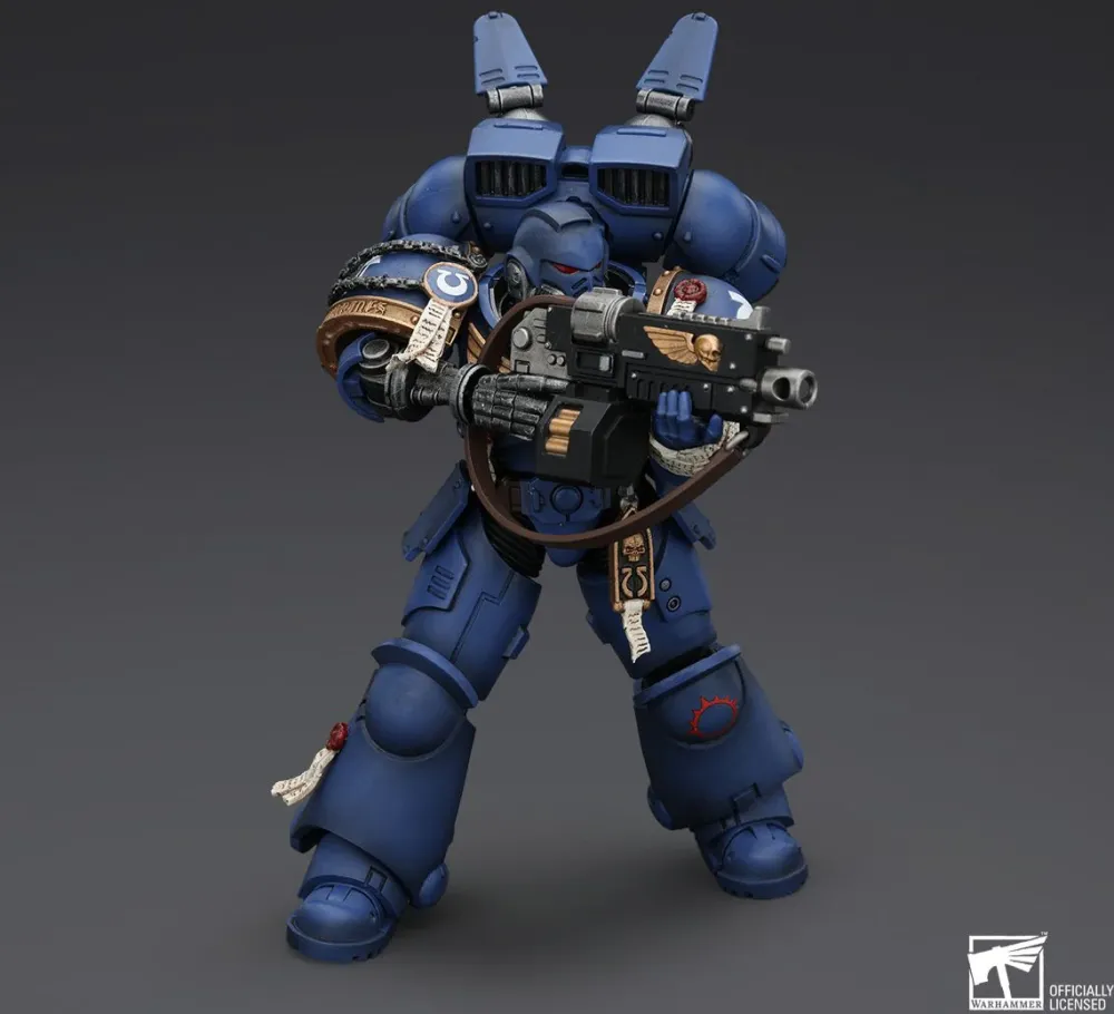 Outlet Joytoy Warhammer 40,000: Space Marine 2 - Ultramarines, Brother Chairon - Action Figure
