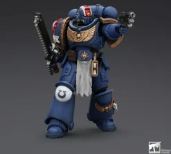 Clearance Joytoy Warhammer 40,000: Space Marine 2 - Ultramarines Lieutenant Titus - Action Figure