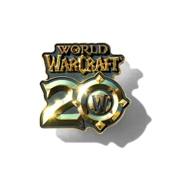 Online Bolt Production World of Warcraft - 20th Anniversary - Pin
