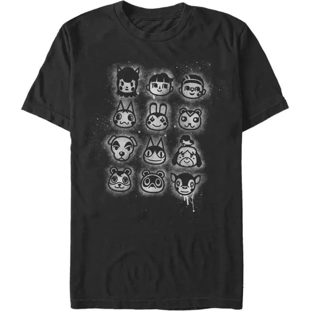 Best Fifth Sun Animal Crossing - Villagers Stencil - T-Shirt