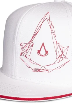 Sale Difuzed Assassin's Creed - White and Red Logo - Snapback Cap