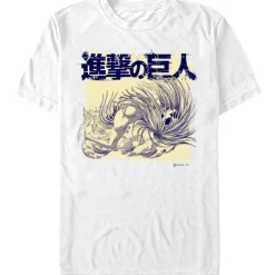 Fashion Fifth Sun Attack on Titan - Founding Titan Overlay - T-Shirt