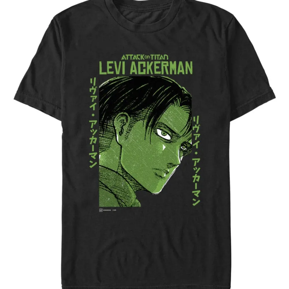 Online Fifth Sun Attack on Titan - Levi Textbox - T-Shirt