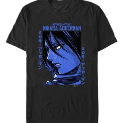 Clearance Fifth Sun Attack on Titan - Mikasa Textbox - T-Shirt