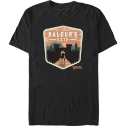 Online Fifth Sun Baldur's Gate 3 - Baldur's Gate Sign - T-Shirt