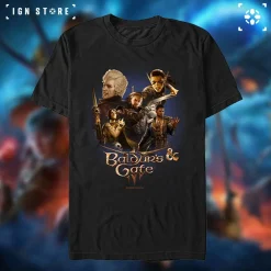 Discount Fifth Sun Baldur's Gate 3 - Baldur's Squad Collage - T-Shirt
