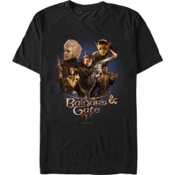 Discount Fifth Sun Baldur's Gate 3 - Baldur's Squad Collage - T-Shirt