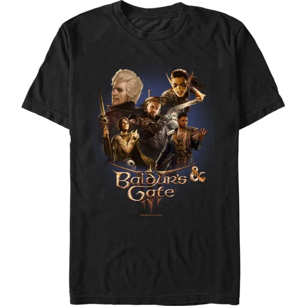 Discount Fifth Sun Baldur's Gate 3 - Baldur's Squad Collage - T-Shirt