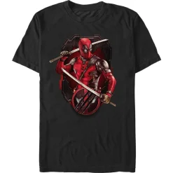 Sale Fifth Sun Deadpool - Pose Badge - T-Shirt