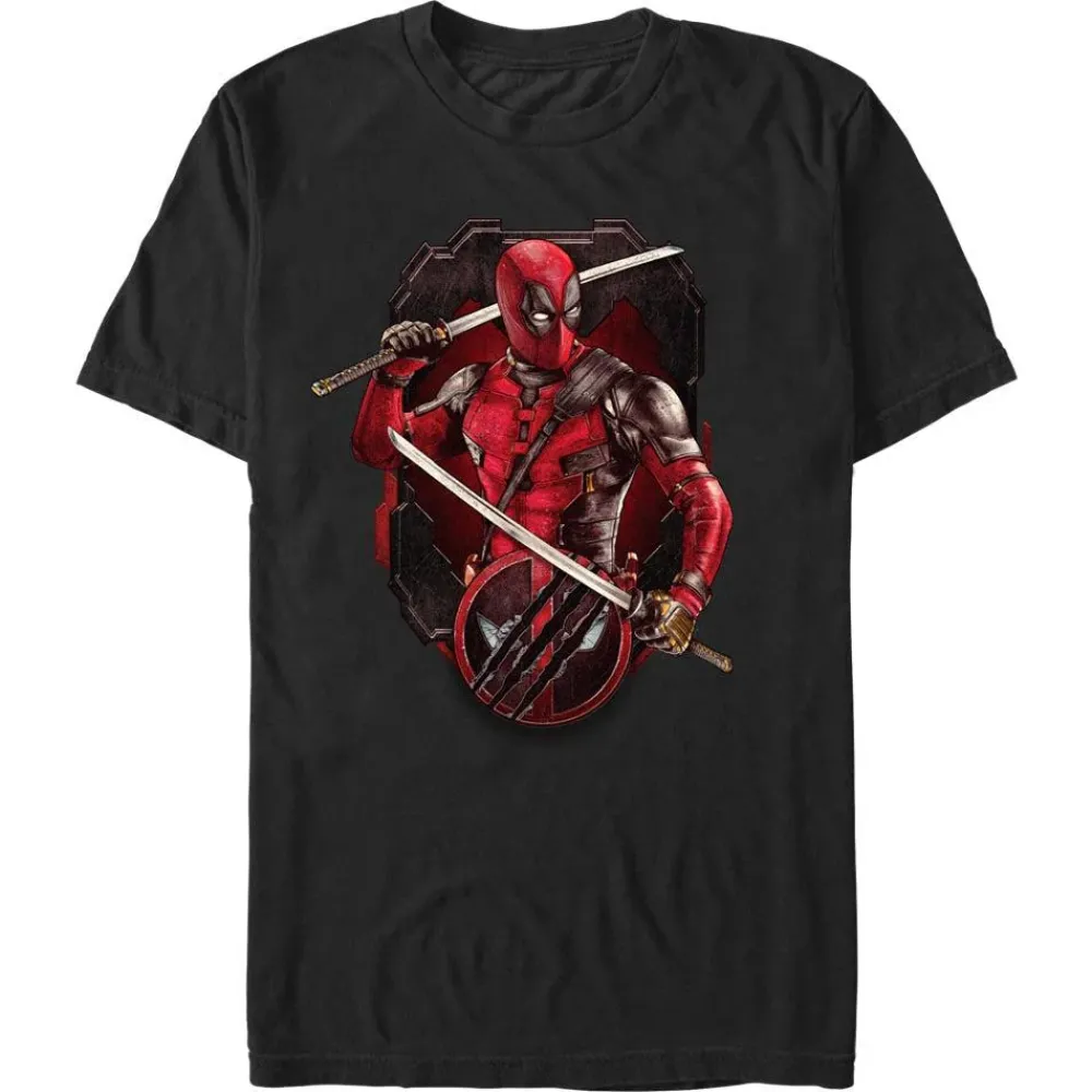 Sale Fifth Sun Deadpool - Pose Badge - T-Shirt