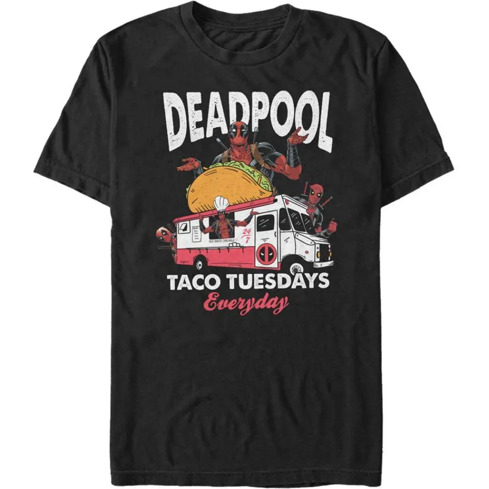 Fashion Fifth Sun Deadpool - Taco Tuesdays - T-Shirt