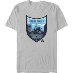 Online Fifth Sun Dungeons and Dragons - Waterdeep Sign - T-Shirt