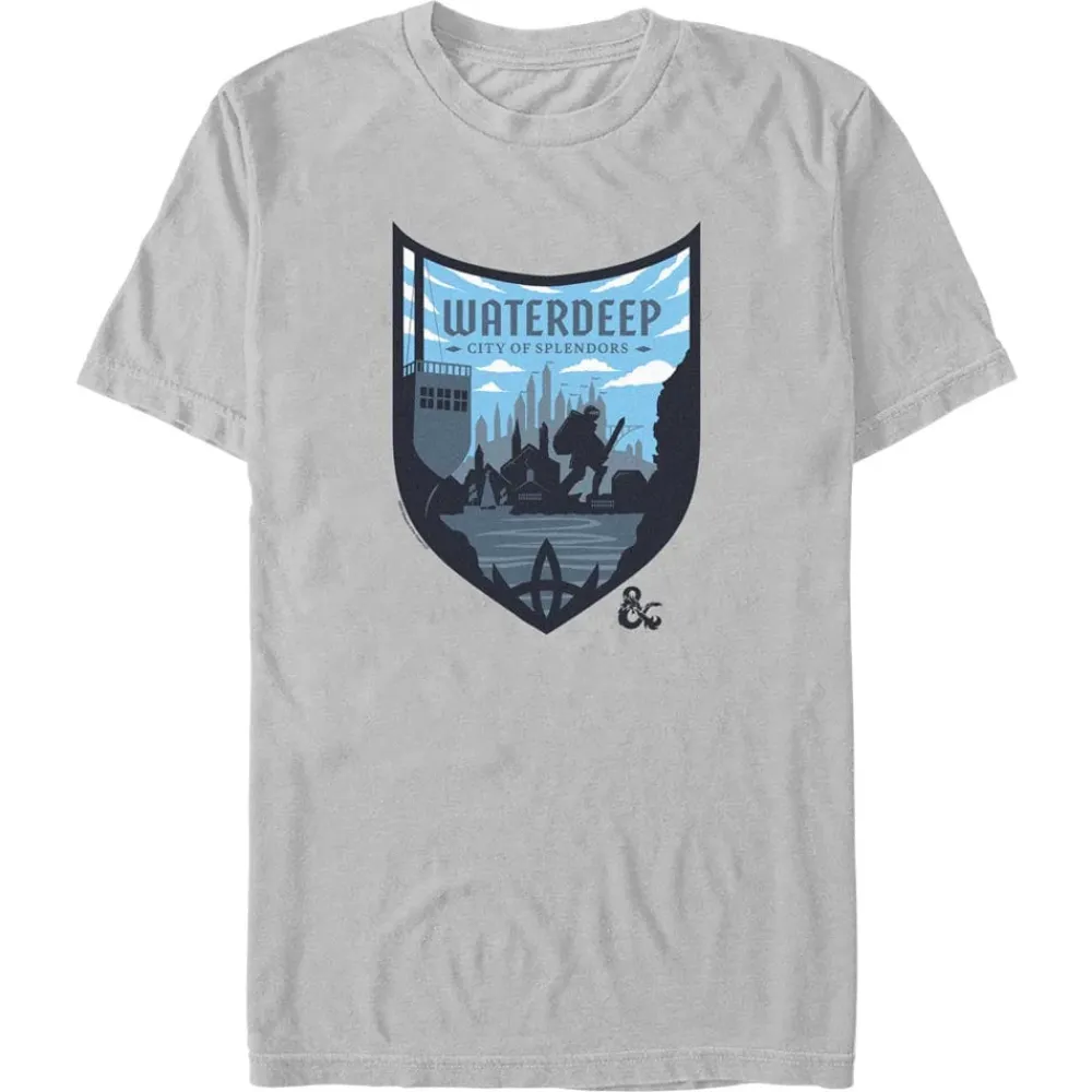 Online Fifth Sun Dungeons and Dragons - Waterdeep Sign - T-Shirt