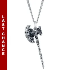 Fashion RockLove Jewelry Dungeons and Dragons X RockLove Holga Molten Axe Necklace