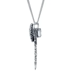Fashion RockLove Jewelry Dungeons and Dragons X RockLove Holga Molten Axe Necklace