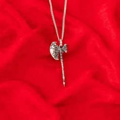 Fashion RockLove Jewelry Dungeons and Dragons X RockLove Holga Molten Axe Necklace